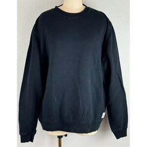 Herschel Supply Co Men's Black  Classic Crew Sweatshirt, size Large